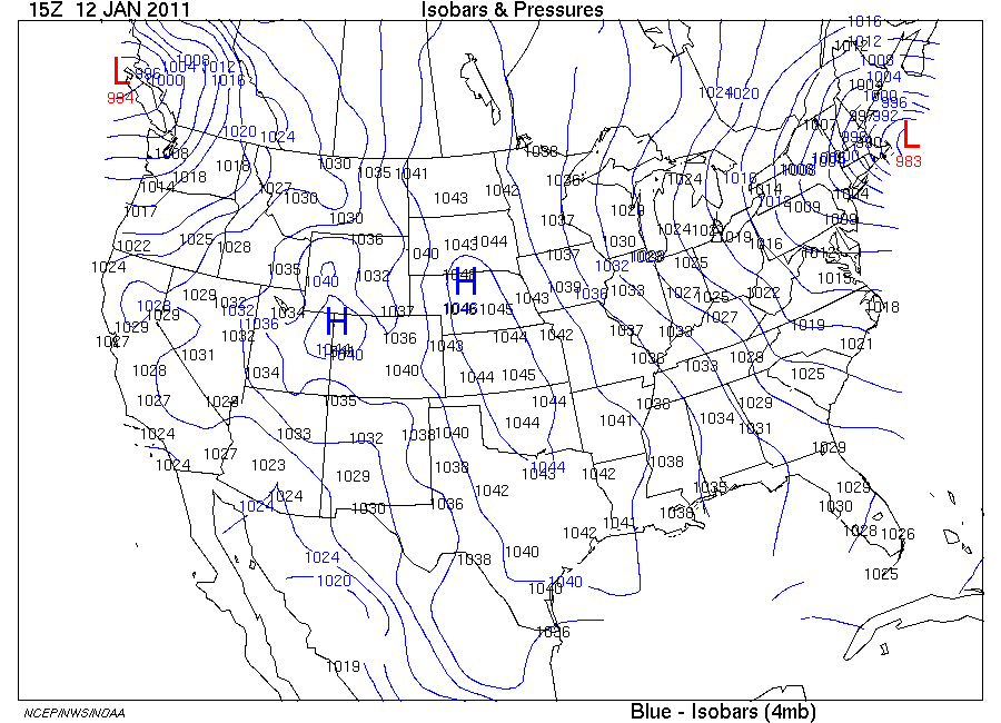 Isobars & Pressures