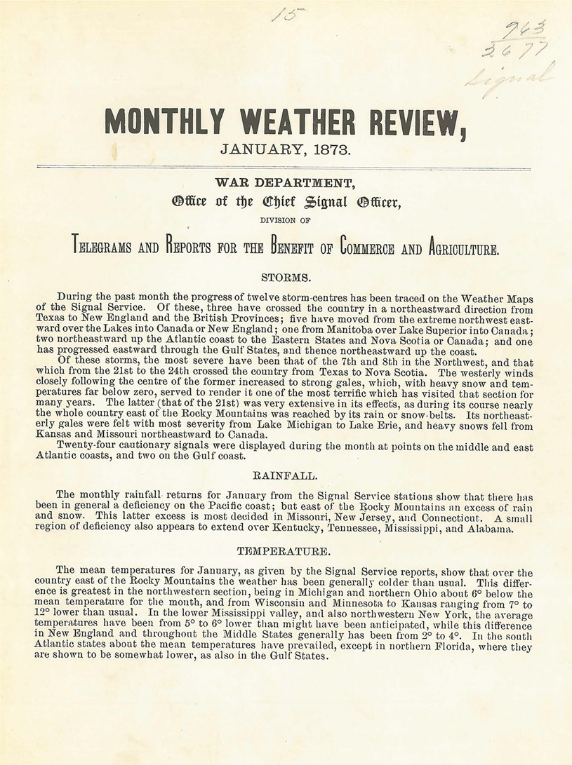 First issue of MWR