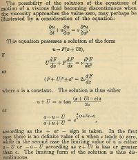 Page showing Bateman–Burgers Equation