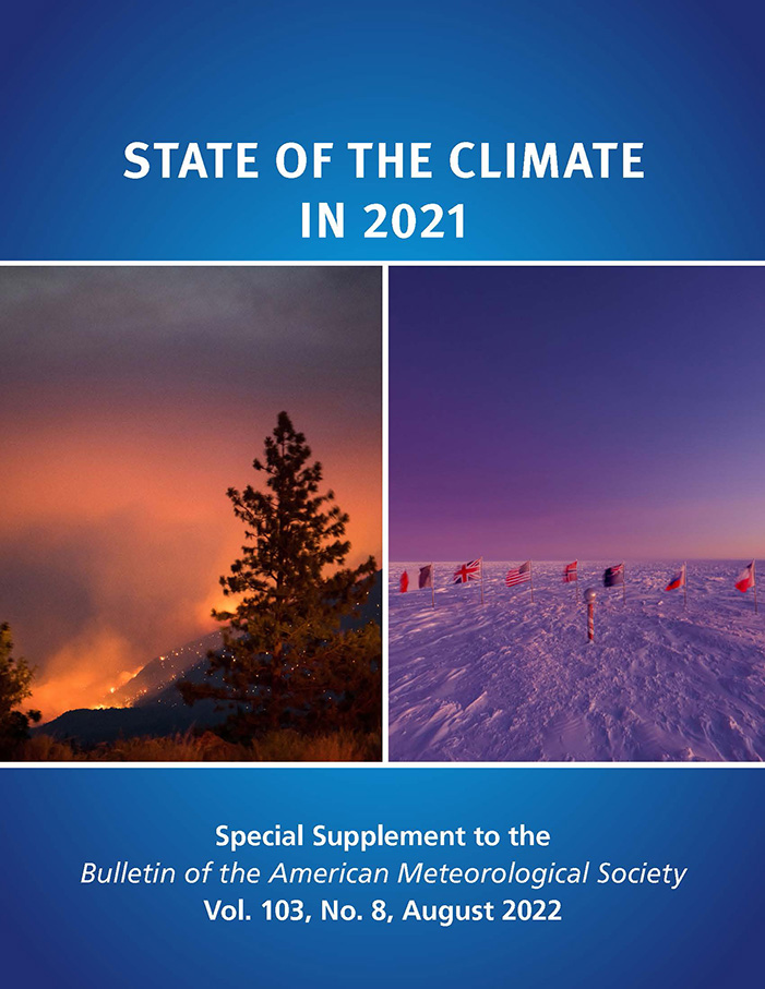 State of the Climate in 2021 Cover