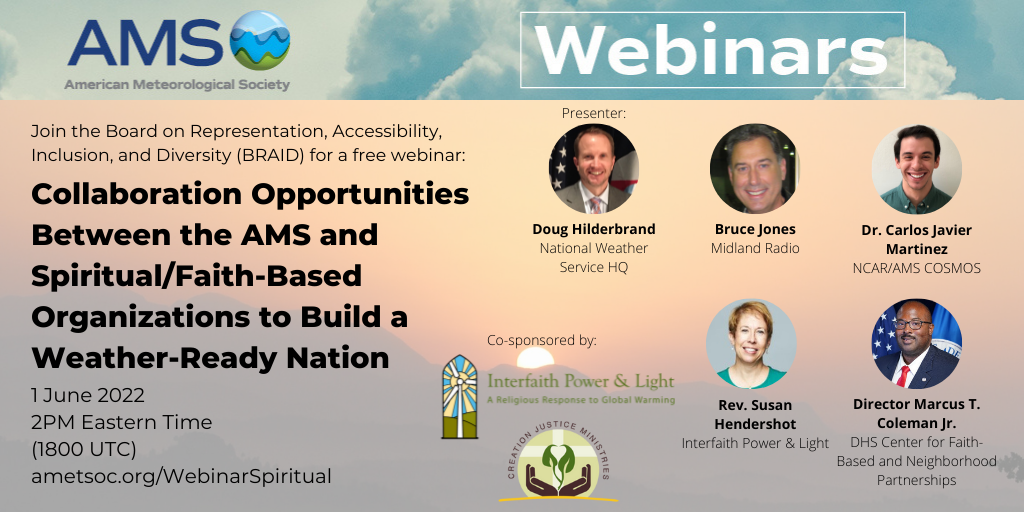 Collaboration Opportunities Between the AMS and Spiritual-Faith-Based Organizations to Build a Weather-Ready Nation