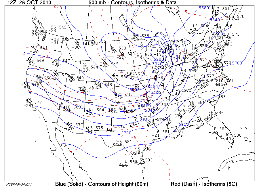 Upper Air Wind Charts