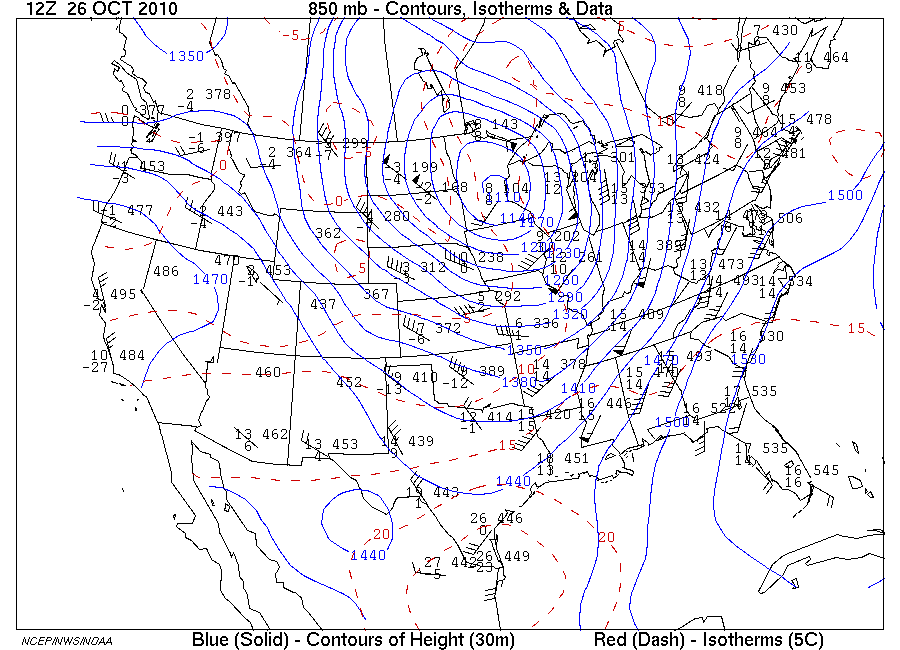 Constant Pressure Analysis Chart