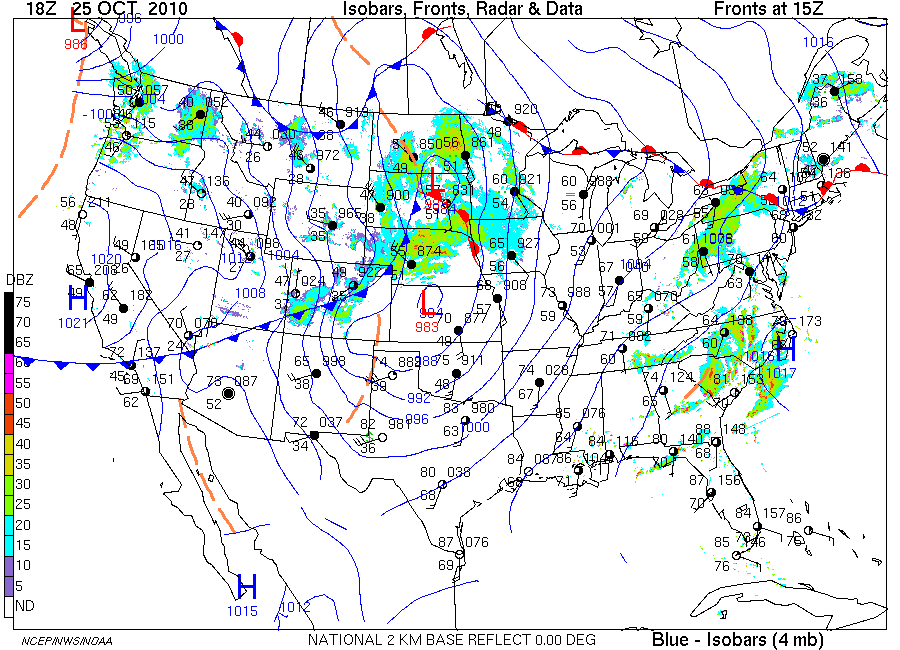 Weather Pressure Charts