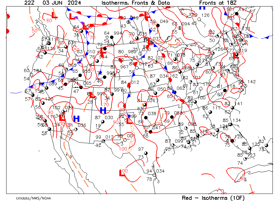 Archived Surface Pressure Charts