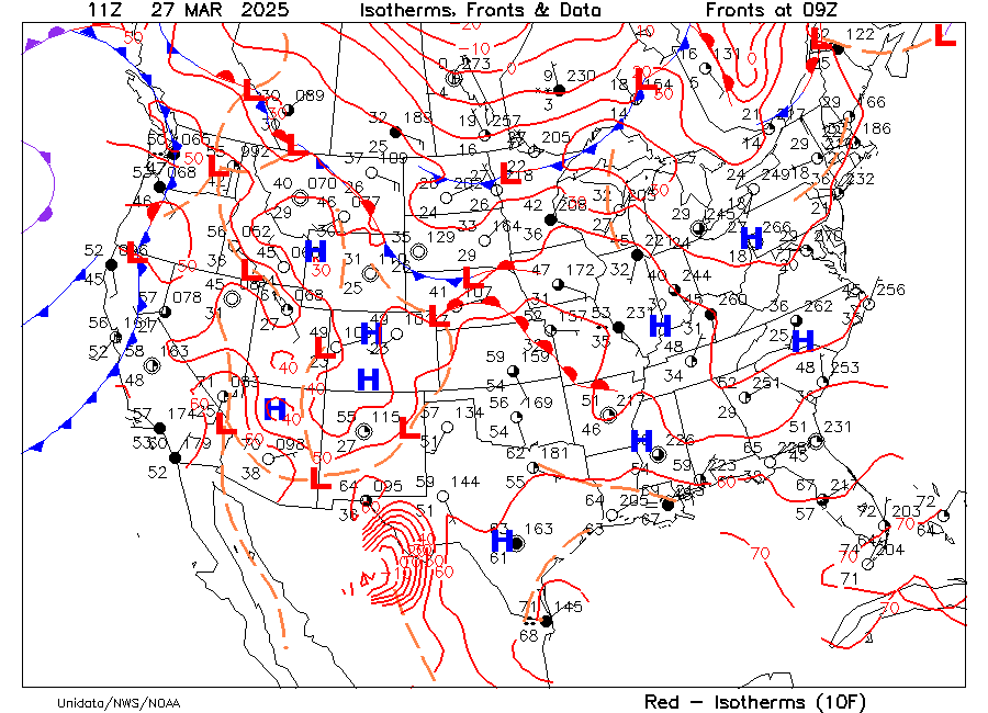 Archived Surface Pressure Charts