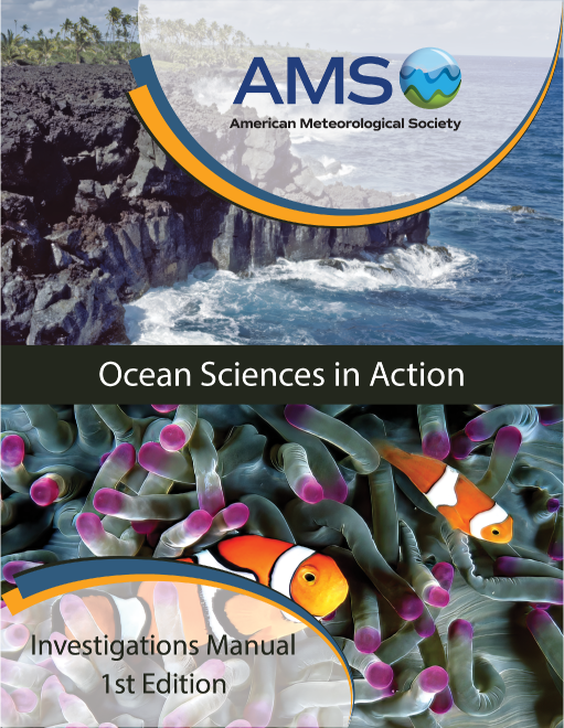 Textbook cover for Ocean Science in Aaction